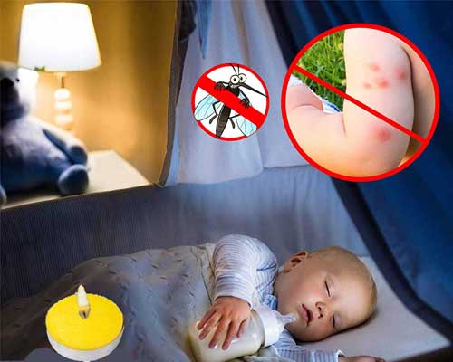 edinstvena sveča za odganjanje insektov